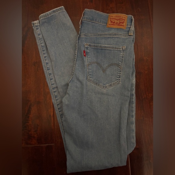 3 Pairs of High-Rise Skinny Jeans (2 Levi's, 1 Zara), Size 27 - Picture 6 of 14